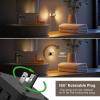 imageL LOHAS LED Night LightDimmable Night Lights Plug into Wall with Remote Control RGB Color Changing Dusk to Dawn Sensor Acrylic Bubble Nightlight for Bathroom1 Pack
