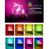 imageL LOHAS LED Cute Toaster Night Lights for Kids Kawaii Stuff Horse Desk Lamp Rechargeable Desk Decor for Bedroom Besides Dinning Nursery Night Light for Kids Boys Girls GiftsPony