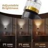 imageL LOHAS LED Night Lights Plug into Wall 3000K4000k5000K Adjustable Color Temperature Bubble Night Light Dusk to Dawn Sensor for Hallway Bathroom RoomsBlack3CCTbubble