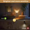 imageL LOHAS LED Night Lights Plug into Wall 3000K4000k5000K Adjustable Color Temperature Bubble Night Light Dusk to Dawn Sensor for Hallway Bathroom RoomsWhite3CCTdiamond