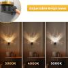 imageL LOHAS LED Night Lights Plug into Wall 3000K4000k5000K Adjustable Color Temperature Bubble Night Light Dusk to Dawn Sensor for Hallway Bathroom RoomsBlack3CCTdiamond