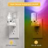 imageL LOHAS LED Night Lights Plug into Wall 3000K4000k5000K Adjustable Color Temperature Bubble Night Light Dusk to Dawn Sensor for Hallway Bathroom RoomsRGBLong BubbleWhite