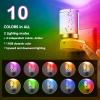 imageL LOHAS LED Night Lights Plug into Wall 3000K4000k5000K Adjustable Color Temperature Bubble Night Light Dusk to Dawn Sensor for Hallway Bathroom RoomsRGBLong BubbleWhite
