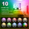 imageL LOHAS LED Night Lights Plug into Wall 3000K4000k5000K Adjustable Color Temperature Bubble Night Light Dusk to Dawn Sensor for Hallway Bathroom RoomsRGBShort BubbleWhite