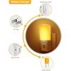 imageLOHAS Amber Night Light Dimmable Plug in Yellow Night Light with Dusk to Dawn Sensor Kids Night Lights for BedroomNursery Hallway StairwayBedroom Bathroom 4Pack