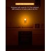 imageLOHAS Amber Night Light LED Night Light Plug into Wall with Light Sensor Diffused Light Energy Efficient Sleep Aid No Blue Light for Nursery Bedroom Hallway Stairs Kids Room 2 PackAmber