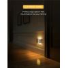 imageLOHAS Amber Night Light LED Night Light Plug into Wall with Light Sensor Diffused Light Energy Efficient Sleep Aid No Blue Light for Nursery Bedroom Hallway Stairs Kids Room 2 PackWhite