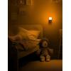 imageLOHAS Amber Night Light LED Night Light Plug into Wall with Light Sensor Diffused Light Energy Efficient Sleep Aid No Blue Light for Nursery Bedroom Hallway Stairs Kids Room 2 PackAmber