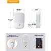 imageLOHAS Amber Night Light LED Night Light Plug into Wall with Light Sensor Diffused Light Energy Efficient Sleep Aid No Blue Light for Nursery Bedroom Hallway Stairs Kids Room 2 PackAmber