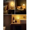 imageLOHAS Rechargeable Battery Night Light Stick On Mini Motion Sensor Night Light 3000k Warm White Dimmable Brightness with 25lm50lm Rechargeable Step Light for Kids Nursery Bedroom Stairs 4pack