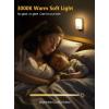 imageLOHAS Rechargeable Battery Night Light Stick On Mini Motion Sensor Night Light 3000k Warm White Dimmable Brightness with 25lm50lm Rechargeable Step Light for Kids Nursery Bedroom Stairs 4pack