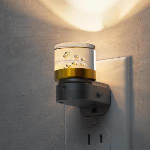 imageL LOHAS LED Night Lights Plug into Wall 3000K4000k5000K Adjustable Color Temperature Bubble Night Light Dusk to Dawn Sensor for Hallway Bathroom RoomsBlack3000Kbubble