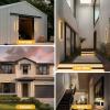 imageL LOHAS LED 2pack Long LED 394inch Modern Outdoor Wall Lights Black Rectangular Outdoor Wall Lights Exterior 3000K Warm White IP65 Waterproof Wall Mount Lighting Fixture for Garage Doorway PorchBlack