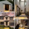 imageL LOHAS LED 2pack Long LED 394inch Modern Outdoor Wall Lights Black Rectangular Outdoor Wall Lights Exterior 3000K Warm White IP65 Waterproof Wall Mount Lighting Fixture for Garage Doorway PorchBlack