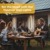 imageL LOHAS LED 354inch Long LED Modern Outdoor Wall Light Black Rectangular Outdoor Wall Lights Exterior 3000K Warm White IP65 Waterproof Wall Mount Lighting Fixture for Garage Doorway Porch PatioBlack
