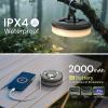imageL LOHAS LED Upgraded Camping String Lights 4 in 1 Quick Recovery Waterproof Camping Lights 328FT with 8 Lighting Modes Camping Essentials for Yard Tent Hiking Patio and Holiday Decoration