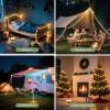 imageL LOHAS LED Upgraded Camping String Lights 4 in 1 Quick Recovery Waterproof Camping Lights 328FT with 8 Lighting Modes Camping Essentials for Yard Tent Hiking Patio and Holiday Decoration