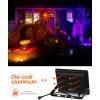 imageLOHAS Orange and Purple Halloween Lights LED Flood Light Outdoor 4 Pack   50W Plug in Flood Light IP66 Waterproof 2200lm Outdoor Flood Lights for Yard Party UL Listed