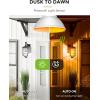imageLOHAS Yellow Bug Light Bulbs Outdoor LED Flood Light Outside NonDimmable Porch Lights E26 Base for Patio Backyard Party 4 Pack