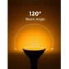 imageLOHAS Yellow Bug Light Bulbs Outdoor LED Flood Light Outside NonDimmable Porch Lights E26 Base for Patio Backyard Party 4 Pack