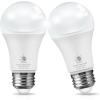 imageL LOHAS LED Dusk to Dawn Light Bulbs E26 Bulb Automatic OnOff Outdoor Light Bulbs Daylight Lightbulbs 12W A19 Led Bulbs 5000K 1100LM 100W Equivalent Lightbulbs Porch Garage Garden Patio 2 Pack