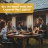 imageL LOHAS LED 236inch LED Outdoor Wall Light 1Pack16 Inch Dusk to Dawn Outdoor Light Fixture 2Pack
