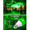 imageL LOHAS LED Red Light Bulbs Outdoor Dusk to Dawn Sensor A19 Porch Lights 40W Equivalent 6W Colored Bulb AutoOnOff E26 Base for Christmas Party Wedding Patio Backyard  4 PackGreen