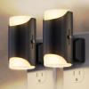 imageL LOHAS LED Night Light Night Lights Plug into Wall 0100LM Dimmable Night Lights Dusk to Dawn Sensor Soft White 3000K 1W LED Nightlight for Hallway Decor Bathroom Stairs Bedroom 2 Pack2