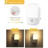 imageL LOHAS LED Night Lights Plug into Wall 2 Pack Plug in Night Light with Dusk to Dawn Sensor Brightness Adjustable 3060LM Soft Warm White Nightlights for Kids Hallway Bedroom Kitchen