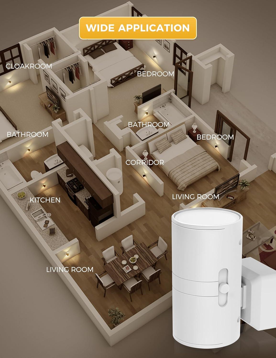 imageL LOHAS LED Night Light with Remote Night Lights Plug into Wall RGB Color Changing Nightlight with Light Sensor Nightlights for Kids Gifts Halloween Christmas Party Hallway Bedroom Kids Room1 PackSoft White