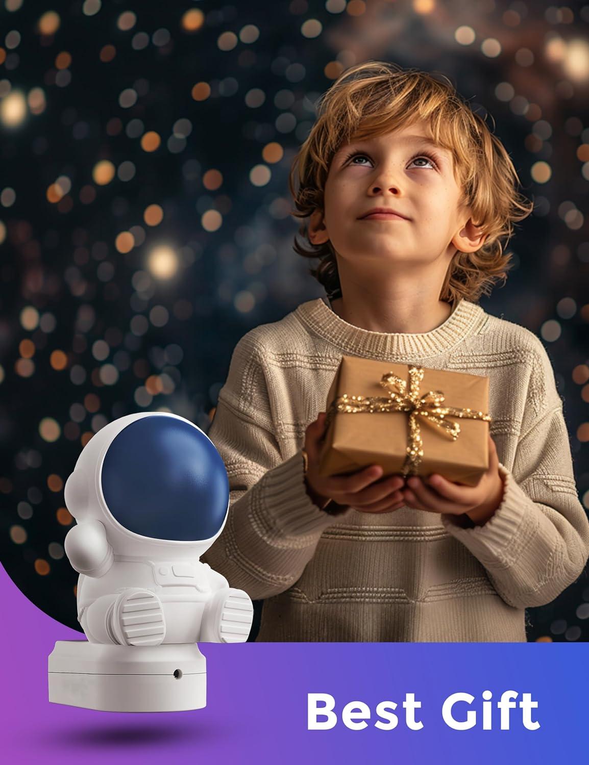 imageL LOHAS LED Pumpkin Night Light Halloween Lights Indoor Plug in Nightlight with ULC7 Bulbs ChangeableHalloween Party Decorations for AdultsKidsGiftAstronaut