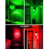 imageL LOHAS LED Light Bulbs Sleep Aid Amber Light Bulb A19 9W60 Watt Equivalent Blue Light Blocking E26 Dimmable Light Bulbs 3 Color Temperature 1800K3000K5000K 2 PackRedgreen