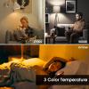 imageL LOHAS LED Light Bulbs Sleep Aid Amber Light Bulb A19 9W60 Watt Equivalent Blue Light Blocking E26 Dimmable Light Bulbs 3 Color Temperature 1800K3000K5000K 2 Pack3cct  Remote Control