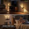 imageL LOHAS LED Night Light Night Lights Plug into Wall Auto Light Sensor 180 Rotating1Pack Brightness Adjustable 0100Lm Soft White 3000K Modern Nightlights for Bathroom HallwaySoft White