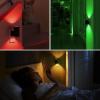 imageL LOHAS LED Night Light with Remote Night Lights Plug into Wall RGB Color Changing Nightlight with Light Sensor Nightlights for Kids Gifts Halloween Christmas Party Hallway Bedroom Kids Room1 PackMulticolorRemote