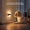 imageL LOHAS LED Night Lights Plug into Wall Dimmable Night Light with Auto OnOff Sensor 3000K Warm White 0100LM Adjustable Brightness Ideal for Bathroom Night Light 2 PackShortMultiColor