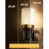 imageL LOHAS LED Night Lights Plug into Wall Dimmable Night Light with Auto OnOff Sensor 3000K Warm White 0100LM Adjustable Brightness Ideal for Bathroom Night Light 2 PackLong3000K