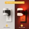 imageL LOHAS LED Night Lights Plug into Wall Dimmable Night Light with Auto OnOff Sensor 3000K Warm White 0100LM Adjustable Brightness Ideal for Bathroom Night Light 2 PackShortMultiColor