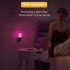 imageL LOHAS LED Night Lights Plug into Wall Dimmable Night Light with Auto OnOff Sensor 3000K Warm White 0100LM Adjustable Brightness Ideal for Bathroom Night Light 2 PackLongMultiColor