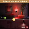 imageL LOHAS LED Night Lights Plug into Wall Remote Control Dimmable Night Light with Dusk to Dawn Sensor Color Changing Night Lights 2 PackCrystal MultiColor