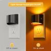 imageL LOHAS LED Night Lights Plug into Wall with 3CCT Adjustable 1600K3000K5000K 1W Nightlight Plug in Wall Built in Dusk to Dawn Sensor 2 PackBlack3CCT