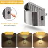 imageL LOHAS LED Night Lights Plug into Wall with 3CCT Adjustable 1600K3000K5000K 1W Nightlight Plug in Wall Built in Dusk to Dawn Sensor 2 PackGreySoft White