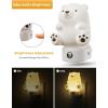 imageL LOHAS LED Pumpkin Night Light Halloween Lights Indoor Plug in Nightlight with ULC7 Bulbs ChangeableHalloween Party Decorations for AdultsKidsGiftBear