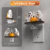 imageL LOHAS LED Pumpkin Night Light Halloween Lights Indoor Plug in Nightlight with ULC7 Bulbs ChangeableHalloween Party Decorations for AdultsKidsGiftCandle ghost
