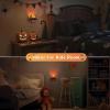 imageL LOHAS LED Pumpkin Night Light Halloween Lights Indoor Plug in Nightlight with ULC7 Bulbs ChangeableHalloween Party Decorations for AdultsKidsGiftCandle ghost