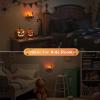 imageL LOHAS LED Pumpkin Night Light Halloween Lights Indoor Plug in Nightlight with ULC7 Bulbs ChangeableHalloween Party Decorations for AdultsKidsGiftCrutch ghost