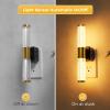 imageL LOHAS LED Rotating Night Light Night Lights Plug into Wall Auto Nightlight Dimmable 100LM Light Sensor 3000K Soft Light LED Acrylic Nightlight Plug in for Bedroom Bathroom Hallway Kitchen2PackBlack Basestripedrgbw