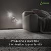 imageL LOHAS LED Rotating Night Light Night Lights Plug into Wall Auto Nightlight Dimmable 100LM Light Sensor 3000K Soft Light LED Acrylic Nightlight Plug in for Bedroom Bathroom Hallway Kitchen2PackWhite Base5000K