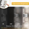 imageL LOHAS LED Rotating Night Light Night Lights Plug into Wall Auto Nightlight Dimmable 100LM Light Sensor 3000K Soft Light LED Acrylic Nightlight Plug in for Bedroom Bathroom Hallway Kitchen2PackWhite Base5000K