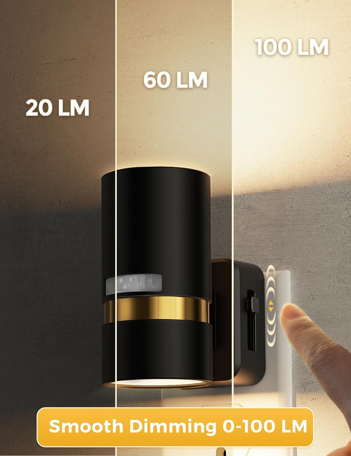 image2 pack Dusk to Dawn night light2 pack Motion Sensor night light